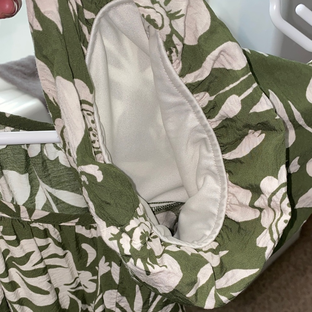Sara Michelle Green and White Floral Dress - Picture 5 of 5